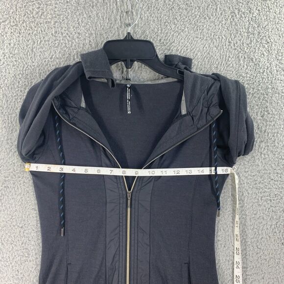 Kuhl Womens Jacket Zip Size XS Merino Wool Nylon Active Lounge Athletic Grey - Picture 3 of 12